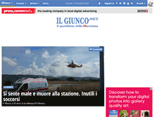 Tablet Screenshot of ilgiunco.net